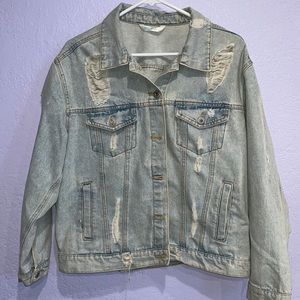 Distressed Denim Jacket